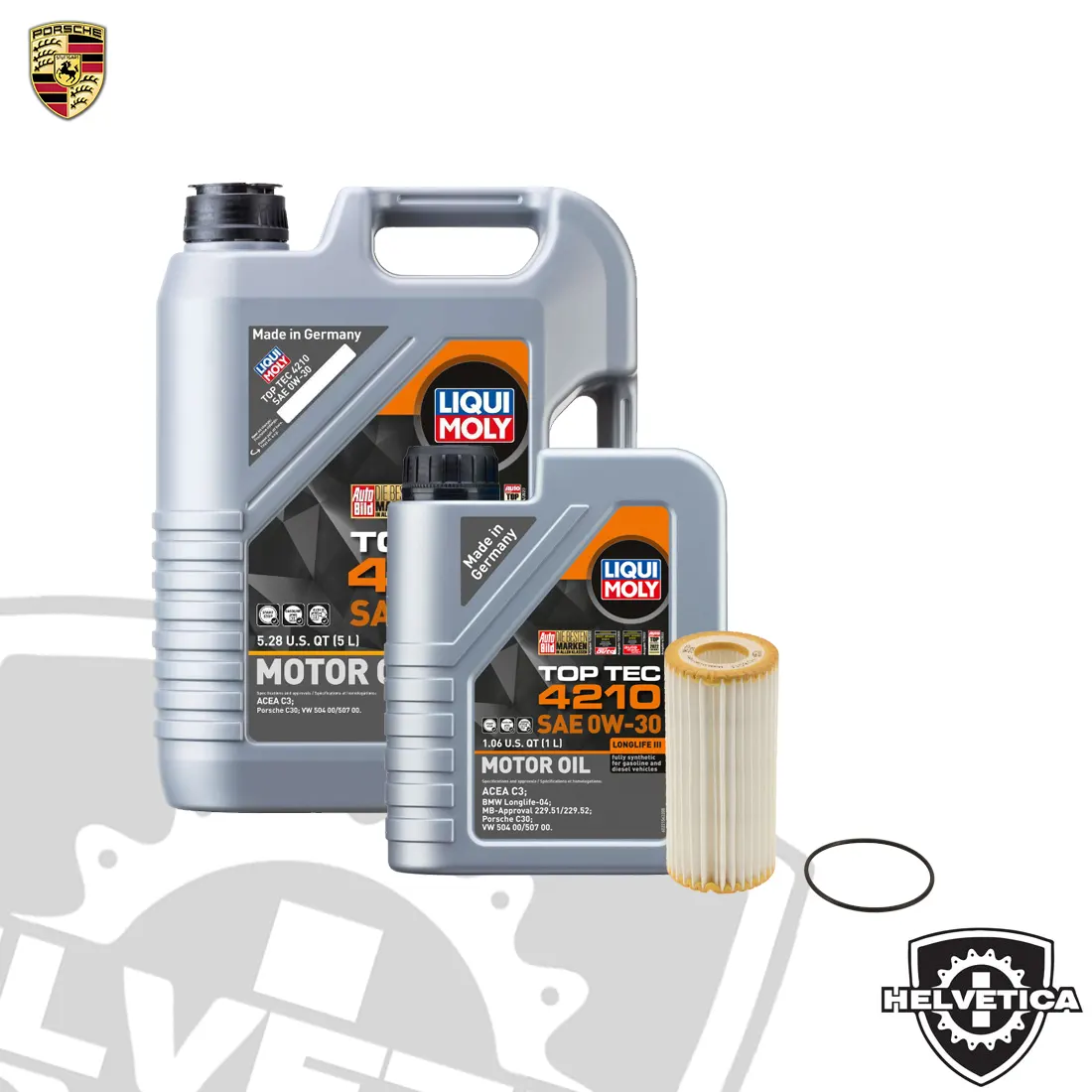 Oil Change Kit 2.0L L4 0W30 (Porsche)