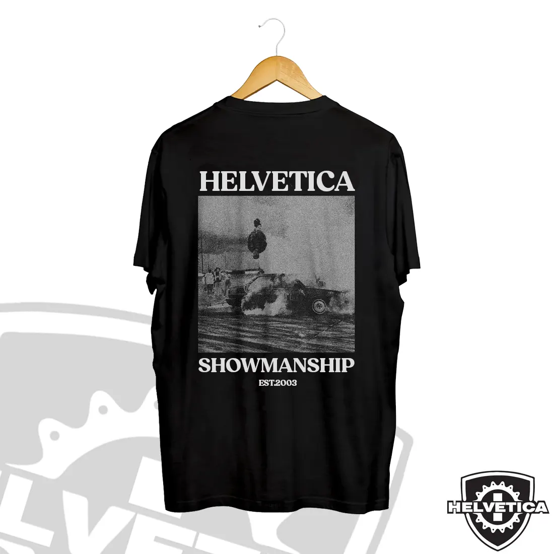 Helvetica Showmanship t-shirt